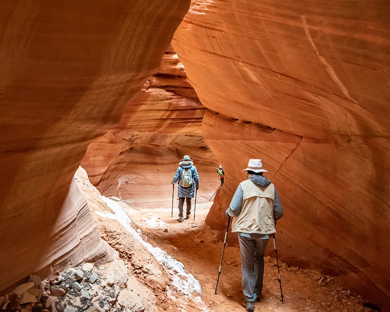 Therapeutic hike in southern Utah